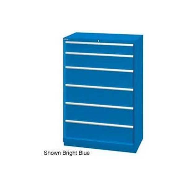 Lista International Lista 40-1/4"W  Cabinet, 6 Drawer, 42 Compart - Bright Blue, Keyed Alike XSHS1350-0608BBKA